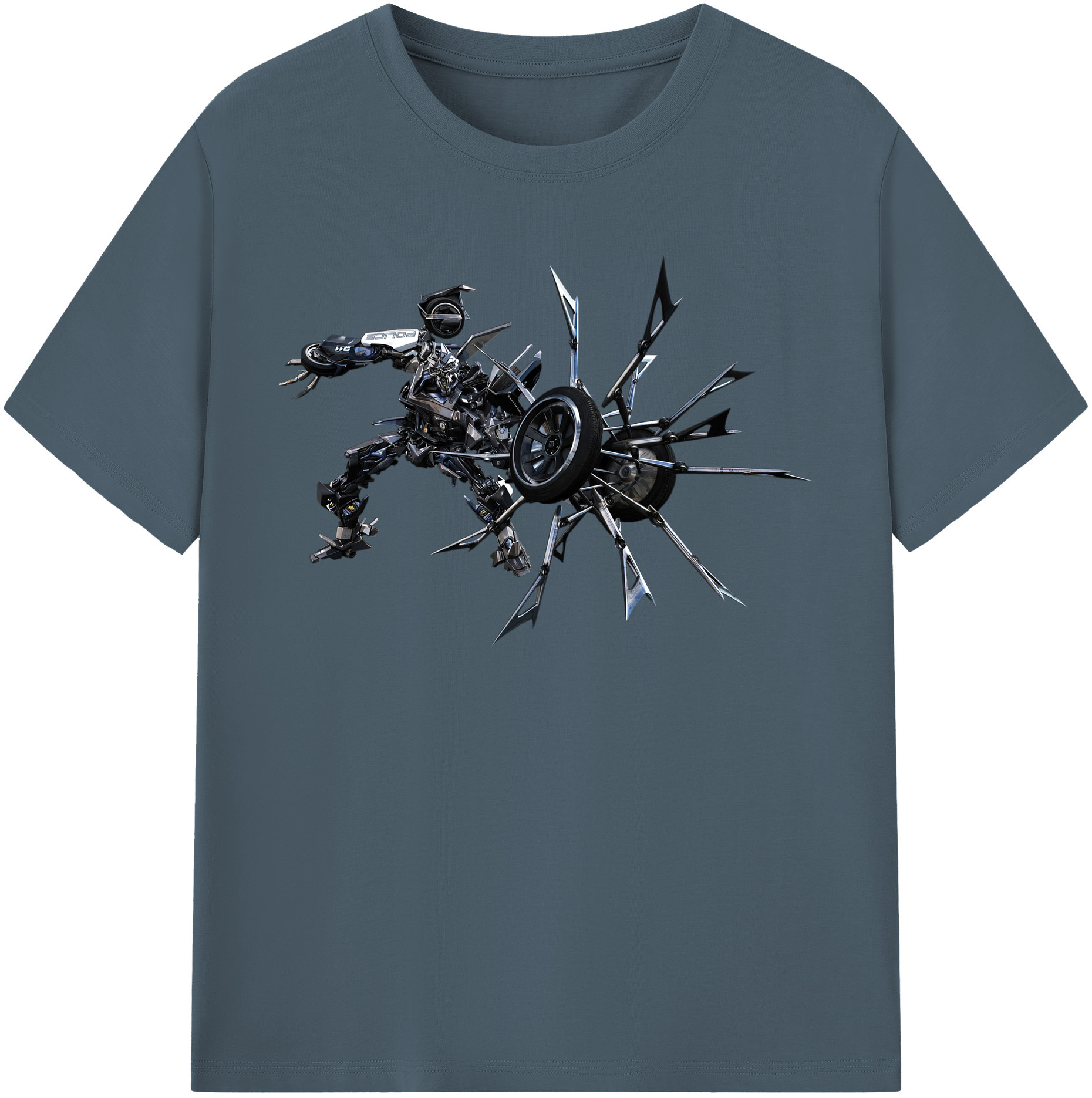 （画像用）  綿100％半袖Tシャツ（フロントプリント）